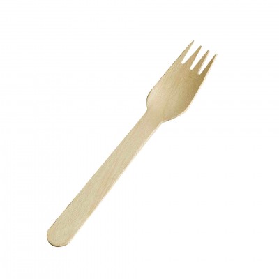 Træ, Gaffel 16.0cm - Promotion design, FSC 100% - 100 stk pk*