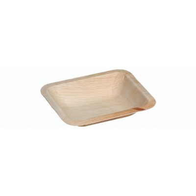 Palmeblad, Bowl rektangulær 10x130x30mm - 200ml - 100 stk krt*