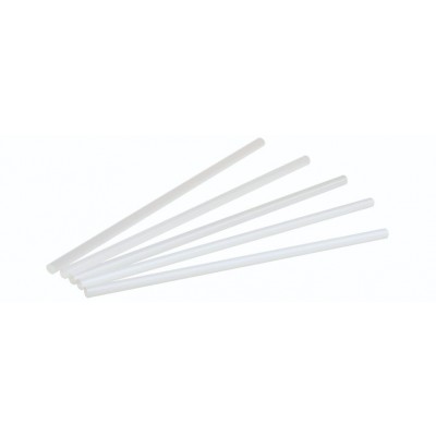 CPLA, Sugerør, 6x200mm, hvid - tåler varme - 5000 stk krt