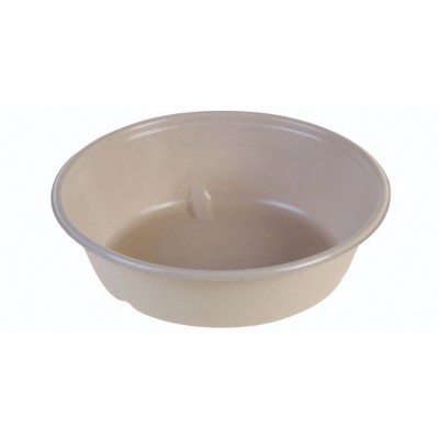SR-fiber / natur, Bowl 900ml, Ø195x52mm, bio coated - 640 stk krt - UDGÅR