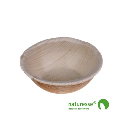 Palmeblad tallerken "Round" Ø 60mm - 400 stk krt *