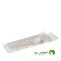 Bestiksæt i CPLA 4 dele i biopose - 1 stk *