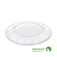 Skål 950/1.400ml i klar PLA - låg - 600 stk krt