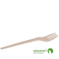 Gaffel i CPLA beige 168mm - 50 stk pk *