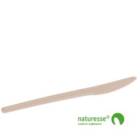 Kniv i CPLA beige 168mm - 50 stk pk *