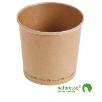 Suppe bæger i karton/PLA 26oz / 750ml, FSC MIX - 375 stk krt *