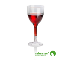 Glas i PLA 100ml "Vin" 2delt, Ø70 x 110+30mm - 105 stk krt *