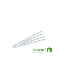Sugerør i PLA, grøn, 6x230mm, pakket enkeltvis - 4.000 stk krt
