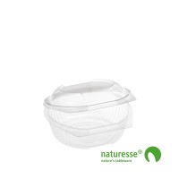 Bæger i PLA 800ml m hængslet låg 162x170x77mm - 100 stk krt