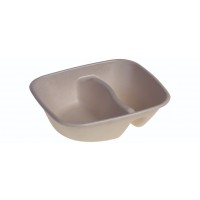 SR-fiber - natur m bio coatning, Bowl 900ml 2-delt, 195x170x56mm - 400 stk krt