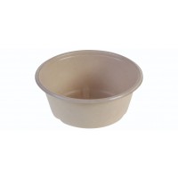 SR-fiber / natur, Bowl 600ml, Ø151x60mm, bio coated - 300 stk krt