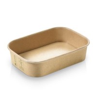 Karton/PLA / natur, Transportbakke, 173x120x40mm, 500ml, FSC MIX - 300 stk krt