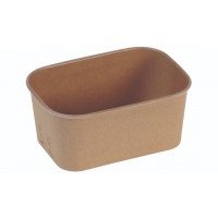 Karton/PLA / natur, Transportbakke, 173x120x75mm, 1000ml, FSC MIX - 300 stk krt