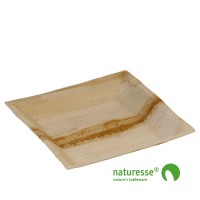 Palmeblad tallerken "Cuadra" 180x180mm - 25 stk pk *