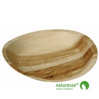 Palmeblad tallerken "Round" Ø240mm - 100 stk krt *