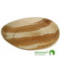Palmeblad tallerken "Round" Ø260mm - 100 stk krt *