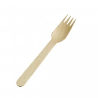 Træ, Gaffel 16.0cm - Promotion design, FSC 100% - 2.000 stk krt*