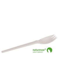 Ske i CPLA Spork 124mm - 50 stk pk *